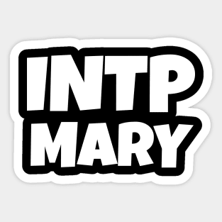 Personalized INTP Personality type Sticker